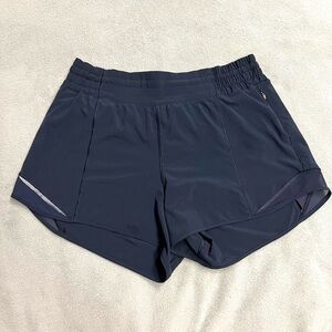 Lulemon Hotty Hot high-rise shorts 4” in True Navy